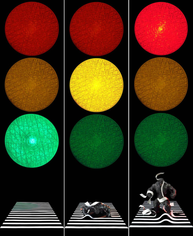 A048Р743_Traffic light