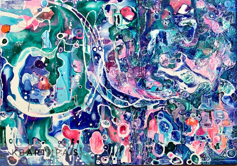 ECSTATIC LAYERS (blue)